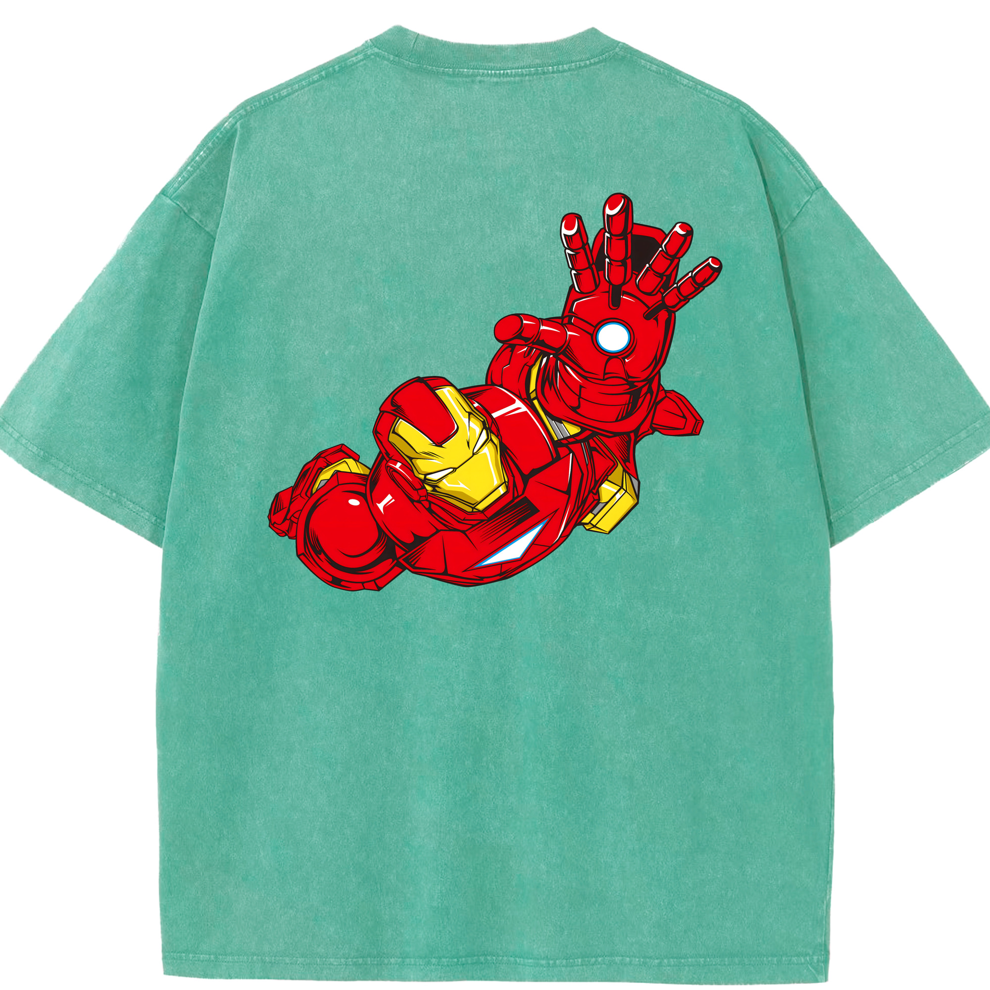 （画像用） アベンジャーズ The Avengers 綿100% ヴィンテージ風 半袖Tシャツ（背面プリント）